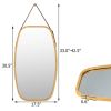 30.5 Inch Bamboo Wall Mounted Bathroom Mirror