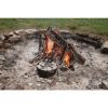 8-Quart Deep Seasoned Cast Iron Dutch Oven with Lid and Metal Handle