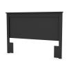 Full / Queen size Headboard in Black Finish - Made in Canada