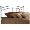 Full size Matte Black Metal Headboard