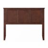 Full size Traditional Style Headboard in Walnut Wood Finish