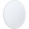 Oval Frameless 36-inch Beveled Bathroom Bedroom Living Room Vanity Wall Mirror