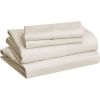 Queen Ivory 100-Percent Egyptian Cotton 1000 Thread Count 4-Piece Sheet Set