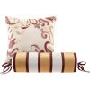 King 12 Piece Cotton Polyester Comforter Set Red Gold Paisley