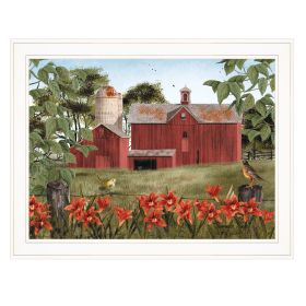 "Summer Days" by Billy Jacobs, Ready to Hang Framed Print, White Frame