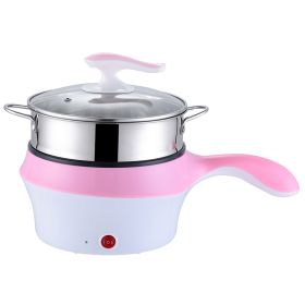 Smart Electric Hot Pot For Students (Option: Pink-AU-Double layer)