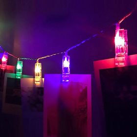 LED Photo Holder String Lights (Option: Colorful-600)