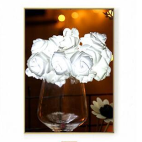 LED Rose Flower Lights (Option: White-Battery-2m)