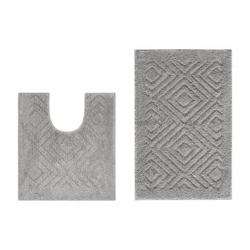 Trier Collection (Color: Silver, size: 2 Piece Set (20" x 20" | 20" x 30"))