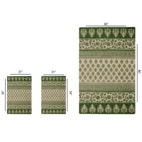 Majestic Collection (Color: Green, size: 3 Piece Set (60" x 96" | 21" x 34" | 21" x 34"))