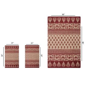 Majestic Collection (Color: Red, size: 3 Piece Set (60" x 96" | 21" x 34" | 21" x 34"))