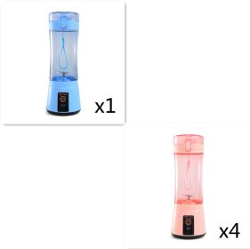 Portable Blender Portable Fruit Electric Juicing Cup Kitchen Gadgets (Option: Set35-USB)