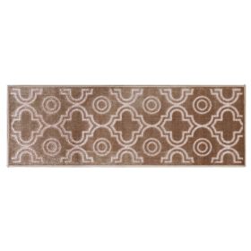 Arya Collection (Color: Taupe, size: 20" x 60" Runner)