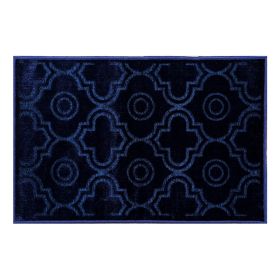 Arya Collection (Color: Navy, size: 60" x 96" Rectangle)