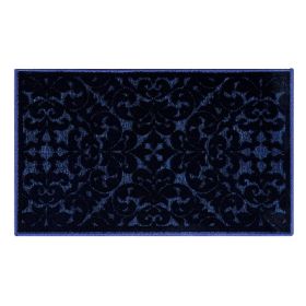 Myla Collection (Color: Navy, size: 20" x 34" Rectangle)