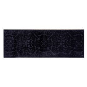 Myla Collection (Color: Gray, size: 20" x 60" Runner)