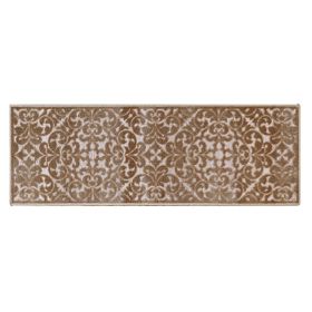 Myla Collection (Color: Taupe, size: 20" x 60" Runner)