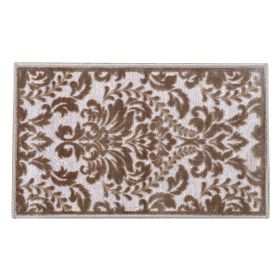 Nyla Collection (Color: Taupe, size: 26" x 42" Rectangle)