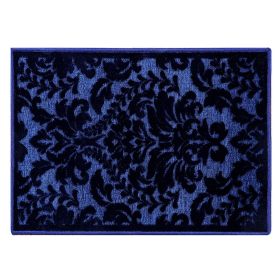 Nyla Collection (Color: Navy, size: 60" x 96" Rectangle)