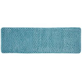 Alma Collection (Color: Aqua, size: 18" x 54" Rectangle)