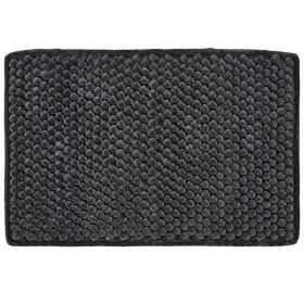 Alma Collection (Color: Charcoal, size: 20" x 32" Rectangle)