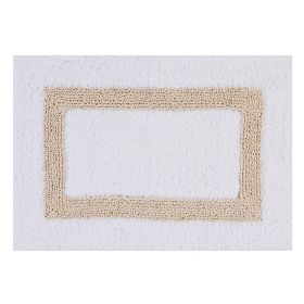 Hotel Collection (Color: White/Sand, size: 17" x 24" Rectangle)