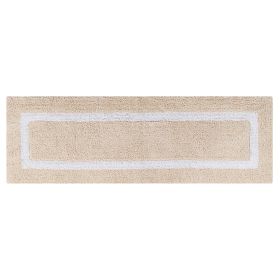 Hotel Collection (Color: Sand/White, size: 20" x 60" Rectangle)