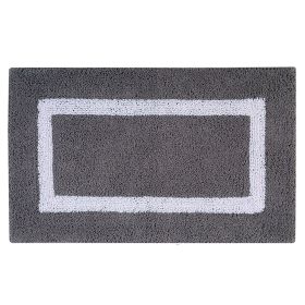 Hotel Collection (Color: Gray/White, size: 21" x 34" Rectangle)