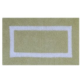 Hotel Collection (Color: Sage/White, size: 21" x 34" Rectangle)