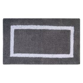 Hotel Collection (Color: Gray/White, size: 24" x 40" Rectangle)