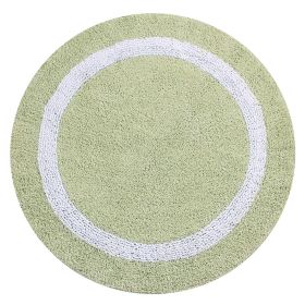 Hotel Collection (Color: Sage/White, size: 30" Round)