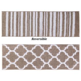 Marrakesh Collection (Color: Beige, size: 20" x 60" Rectangle)