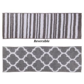 Marrakesh Collection (Color: Silver, size: 20" x 60" Rectangle)