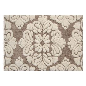 Medallion Collection (Color: Beige/Natural, size: 17" x 24" Rectangle)