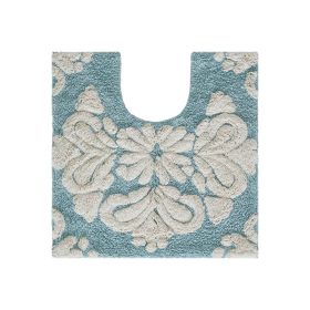 Medallion Collection (Color: Blue/Natural, size: 20" x 20" Contour)