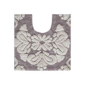 Medallion Collection (Color: Gray/Natural, size: 20" x 20" Contour)