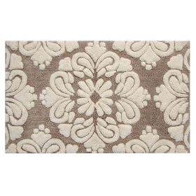 Medallion Collection (Color: Beige/Natural, size: 21" x 34" Rectangle)