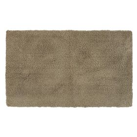 Micro Plush Collection (Color: Beige, size: 17" x 24" Rectangle)