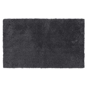 Micro Plush Collection (Color: Charcoal, size: 17" x 24" Rectangle)