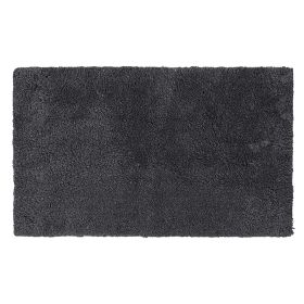 Micro Plush Collection (Color: Charcoal, size: 21" x 34" Rectangle)