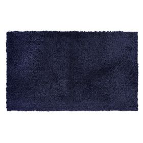 Micro Plush Collection (Color: Navy, size: 21" x 34" Rectangle)