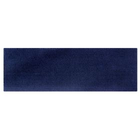 Micro Plush Collection (Color: Navy, size: 20" x 60" Rectangle)