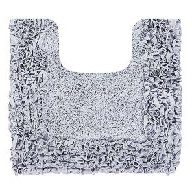 Shaggy Border Collection (Color: Silver, size: 20" x 20" Contour)