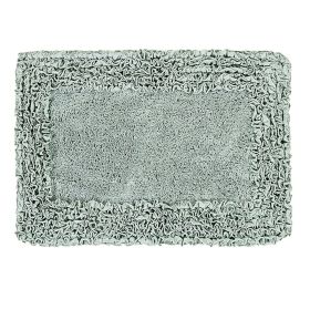 Shaggy Border Collection (Color: Sage, size: 21" x 34" Rectangle)