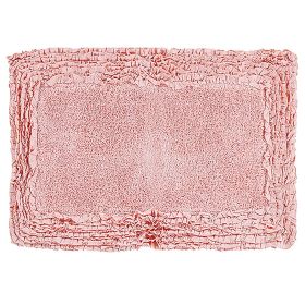 Shaggy Border Collection (Color: Pink, size: 24" x 40" Rectangle)