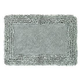 Shaggy Border Collection (Color: Sage, size: 24" x 40" Rectangle)