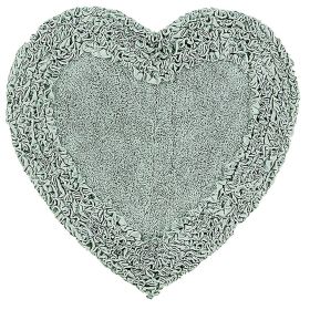 Shaggy Border Collection (Color: Sage, size: 30" Heart)