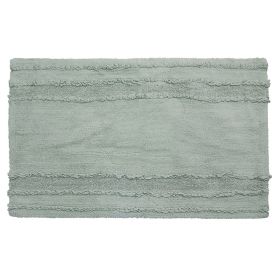 Ruffle Border Collection (Color: Aqua, size: 17" x 24" Rectangle)