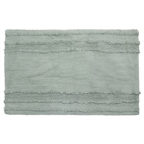 Ruffle Border Collection (Color: Aqua, size: 24" x 40" Rectangle)