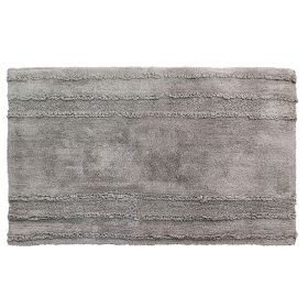 Ruffle Border Collection (Color: Light Gray, size: 24" x 40" Rectangle)